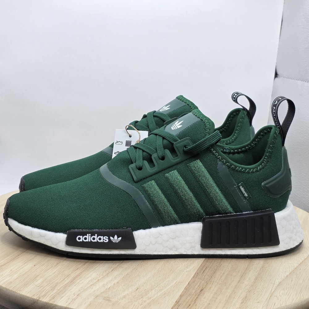 Women's Size 8 - Adidas NMD_R1 W Lace Up Green Athletic‎ Running Shoes HQ4280